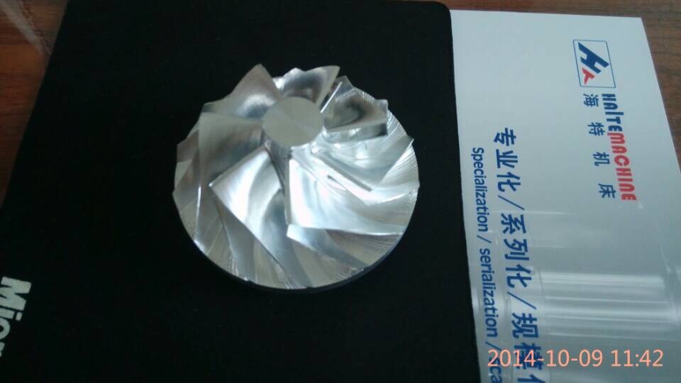 850五轴加工中心 叶轮加工图片